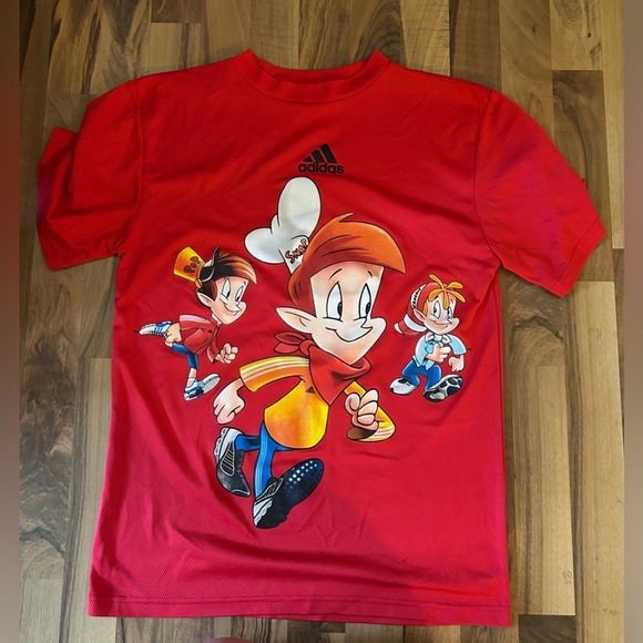 Vintage Adidas Red Tee - Picture 5 of 5